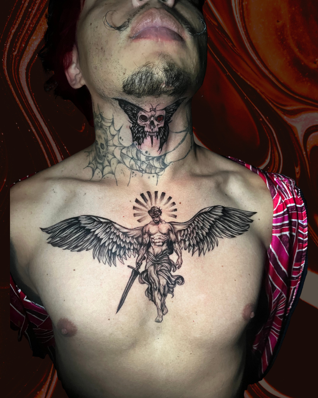 Tatuagem preto e cinza