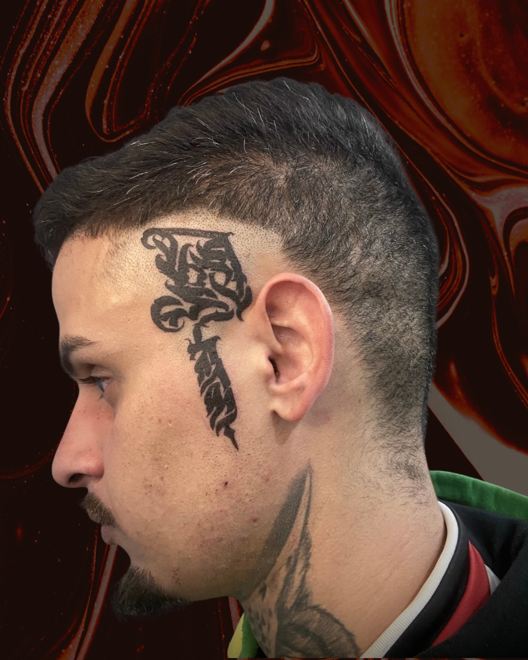 Tatuagem preto e cinza